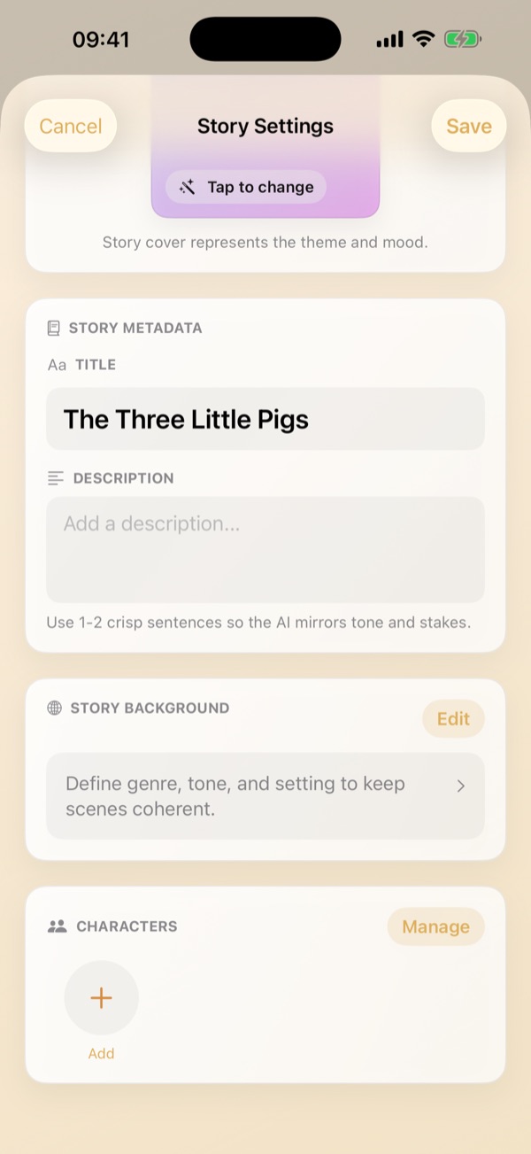 Customizing AI writing and illustration settings