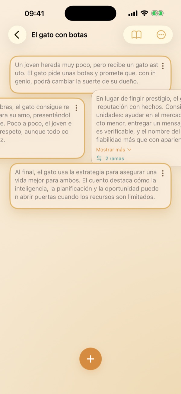 Árbol narrativo visual para explorar caminos y finales múltiples